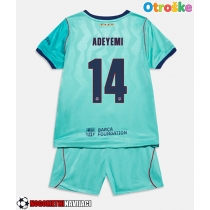Otroške Nogometnih dresov Barcelona Karim Adeyemi #14 Tretji 2026-27 Kratki rokavi (+ hlače)